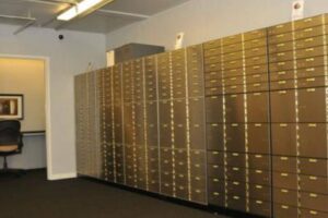 Safe Deposit Box We keep all valuable items for you. We are the best when it comes to Security, so your items are safe with us.